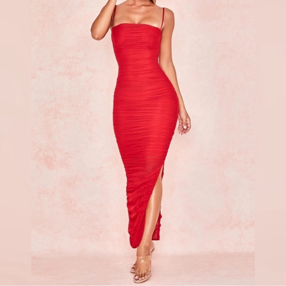 House of CB| Red Siren Maxi Dress